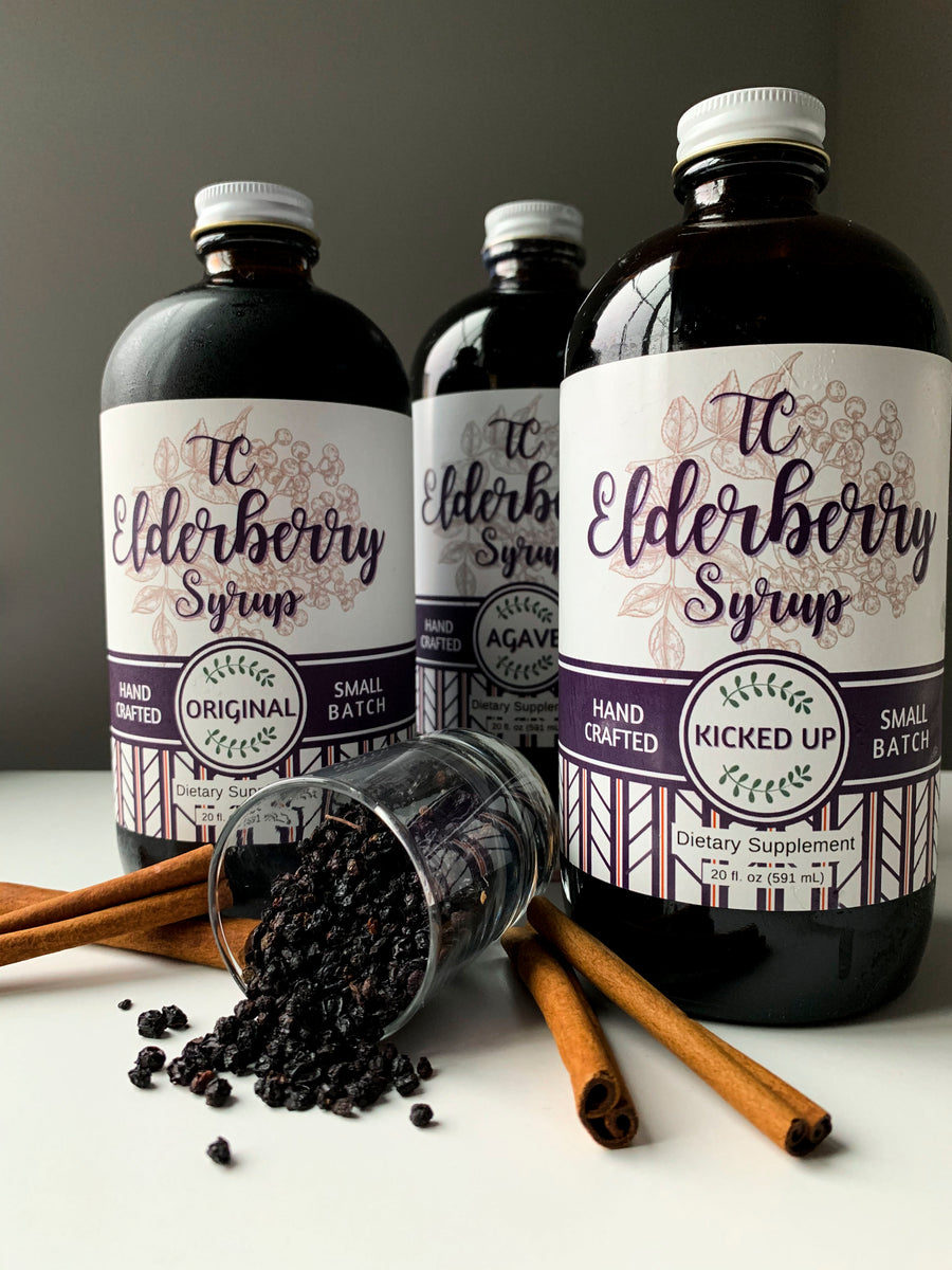 Our top three selling elderberry syrups to help you through colds, flus and allergies