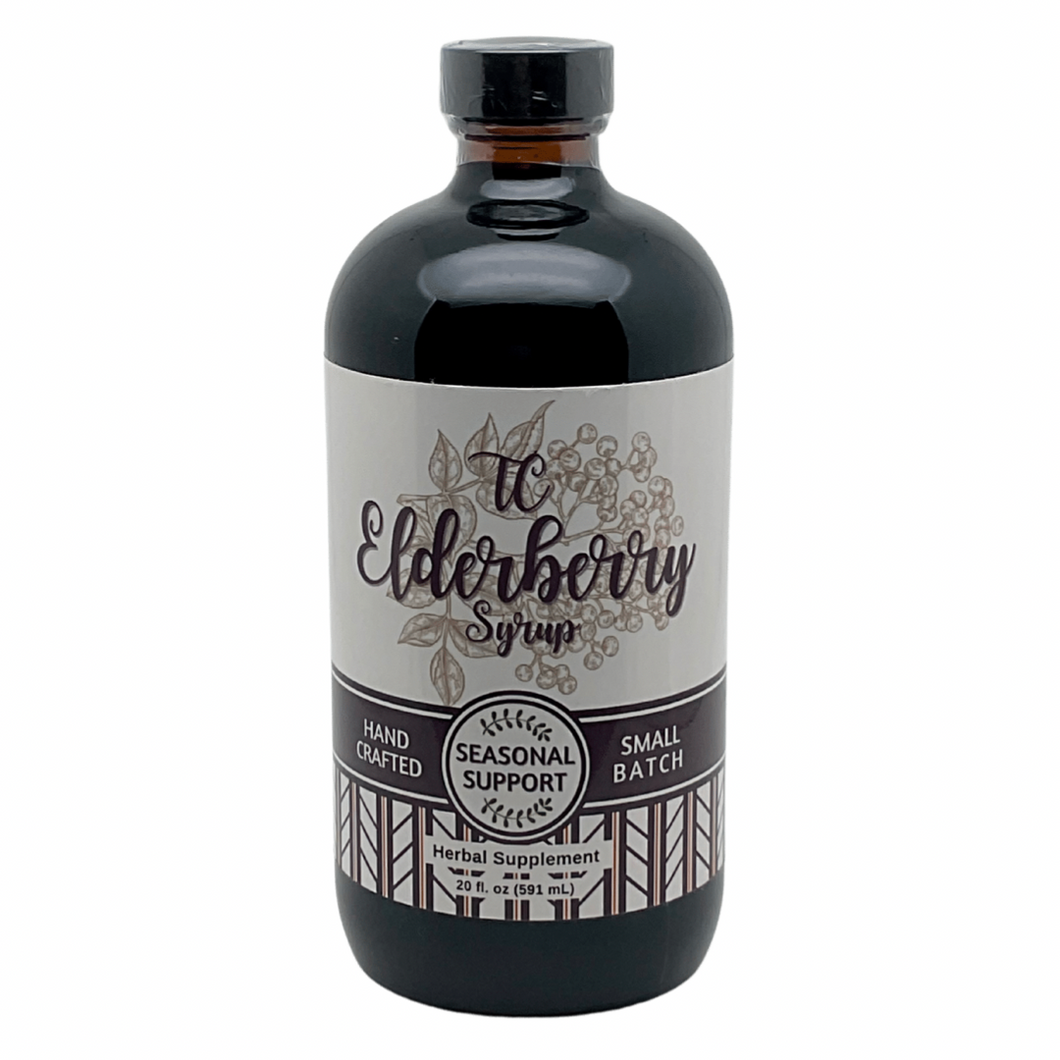 Seasonal Support Elderberry Syrup 20oz