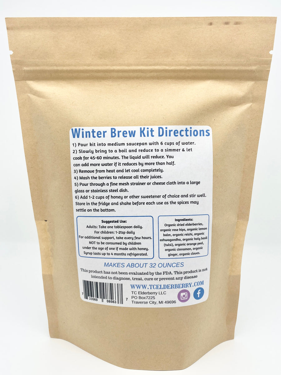 DIY Winter Brew Elderberry Syrup Kit TC Elderberry