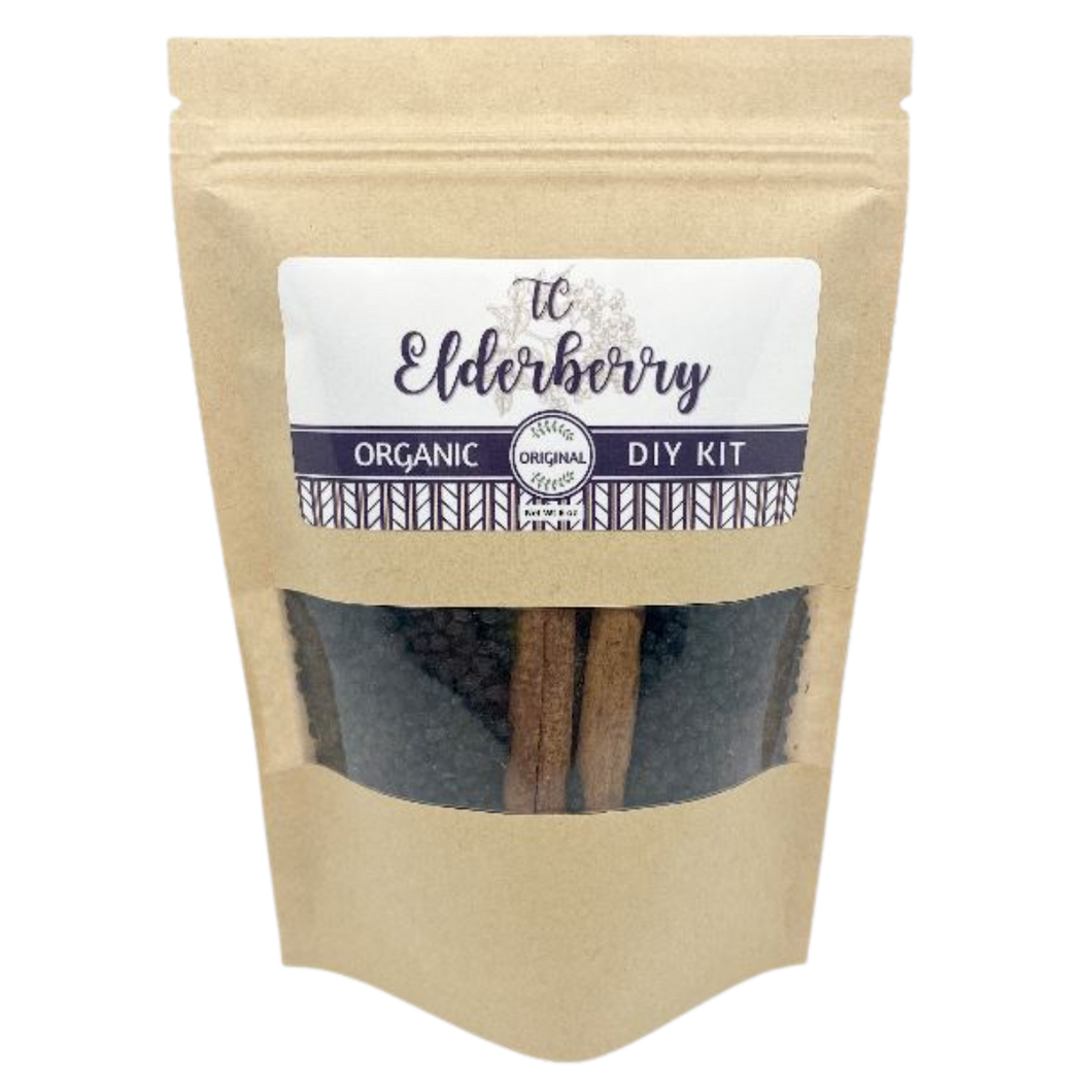 Original DIY Organic Elderberry Syrup Kit by Seattle Elderberry